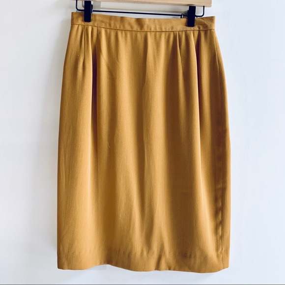 Yansi Fugel Dresses & Skirts - Yansi Fugel | Mustard Yellow Pencil Skirt 😍